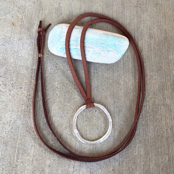 New Sundance Charm Leather Cord Necklace - Picture 8 of 8